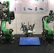 An exhibit on the DC-INDUSTRIE stand at Hannover Fair 2019